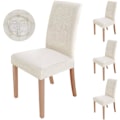 Miniatyrbilde 1 av 5: Stoltrekk 4 stk, Stretch Spisebord Beskytter Vasket Moderne