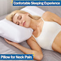Miniatyrbilde 3 av 3: Alg 100% Talalay Latex Pute, Ekstra Myk Latex Pute For Søvn (Queen Size), Sengpute For Ryggsovere
