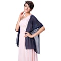 Miniatyrbilde 5 av 5: Myk chiffong Pashmina sjal skjerf og omslag for formell aftenkjole, brud brudepike sjal for bryllup