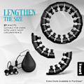 Miniatyrbillede 3 af 5: CDQ MKK Smart Vægtet Hula Hoop - Justerbar Fitness Hula Hoop for-KK-