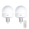 Miniatyrbilde 1 av 5: USB Oppladbar Lampe med Fjernkontroll Timer Dimbar Lett å Installere Batteridrevet E27 Lampe RGB Lampe