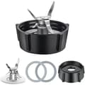 Reservdelar till Osterizer Blender, 4-punktsblad med 2-delad gummipackning 49