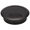 Miniatyrbilde 1 av 5: 50 mm diameter kabelgjennomføring for skrivebord, sort