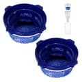 Miniatyrbilde 1 av 5: Samsung Jet 75/70/75+/60/VS9000RL HEPA-filter – 2-pakning – Gjenbrukbart – Polyester