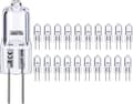 20-pack G4 Halogenlampor Varmvit 20W Stiftlampor (20-p 20W (20-Pack)