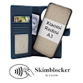 Miniatyrbild 7 av 11: Skimblocker Xiaomi Redmi A3 Magnet Plånboksfodral Svart