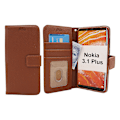 Miniatyrbild 1 av 8: New Standcase Wallet Nokia 3.1 Plus Brun