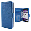 Miniatyrbild 1 av 8: New Standcase Wallet Nokia 5.1 Blå