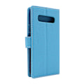 Miniatyrbild 3 av 8: Standcase Wallet Samsung Galaxy S10 (G973F) Ljusblå