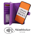 Miniatyrbild 7 av 11: Skimblocker XL Magnet Fodral iPhone 13 Pro Max (6.7) Lila
