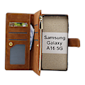 Miniatyrbild 2 av 11: XL Samsung Galaxy A16 / A16 5G Lyx Plånboksfodral Svart
