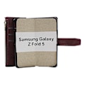 Miniatyrbild 9 av 11: XL Standcase Lyxfodral Samsung Galaxy Z Fold 5 5G (SM-F946B) Marinblå