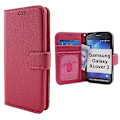 Miniatyrbild 1 av 8: New Standcase Wallet Samsung Galaxy Xcover 3 (SM-G388F) Hotpink