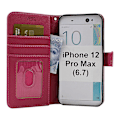 Miniatyrbild 9 av 11: New Standcase Wallet iPhone 12 Pro Max (6.7) (Svart) Brun