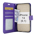 Miniatyrbild 7 av 11: Crazy Horse Wallet iPhone 14 (6.1) Röd
