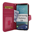 Miniatyrbild 1 av 8: New Standcase Wallet Samsung Galaxy S8 (G950F) Hotpink