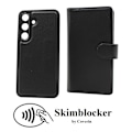 Miniatyrbild 6 av 11: Skimblocker Samsung Galaxy S25 XL Magnet Plånboksfodral Mörkblå