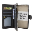 Miniatyrbild 2 av 11: XL Standcase Lyxfodral Samsung Galaxy S24 Plus 5G (S926B/DS) Vinröd