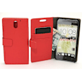 Miniatyrbild 2 av 5: Standcase wallet HTC Desire 610 Röd