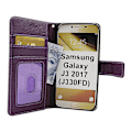 Miniatyrbild 1 av 8: New Standcase Wallet Samsung Galaxy J3 2017 (J330FD) Lila