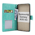 Miniatyrbild 2 av 11: Flower Standcase Wallet Samsung Galaxy A55 5G Svart