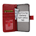 Miniatyrbild 9 av 11: New Standcase Wallet Samsung Galaxy S21 Ultra 5G (G998B) Svart