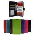 Miniatyrbild 1 av 11: Crazy Horse Wallet Motorola Moto G9 Play (Svart) Lila