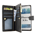 Miniatyrbild 2 av 11: XL Standcase Lyxfodral iPhone X/Xs Svart