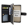 Miniatyrbild 2 av 11: XL Standcase Lyxfodral iPhone 15 Pro Max Svart
