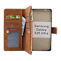 Miniatyrbild 2 av 11: XL Samsung Galaxy S25 Ultra Lyx Plånboksfodral Mörkblå