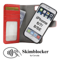 Miniatyrbild 1 av 10: Skimblocker Magnet Wallet iPhone 8 Röd