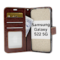 Miniatyrbild 7 av 11: Crazy Horse Wallet Samsung Galaxy S22 5G Brun