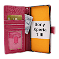 Miniatyrbild 11 av 11: New Standcase Wallet Sony Xperia 1 III (XQ-BC52) Svart