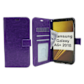 Miniatyrbild 1 av 4: Crazy Horse Wallet Samsung Galaxy A6+ 2018 (A605FN/DS) Lila