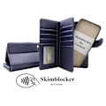 Miniatyrbild 9 av 11: Skimblocker Samsung Galaxy S24 FE XL Magnet Plånboksfodral Svart