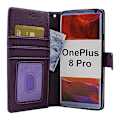 Miniatyrbild 1 av 8: New Standcase Wallet OnePlus 8 Pro Lila