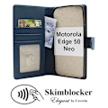 Miniatyrbild 8 av 11: Skimblocker Motorola Edge 50 Neo Plånboksfodral Svart
