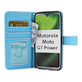 Miniatyrbild 1 av 7: New Standcase Wallet Motorola Moto G7 Power Ljusblå