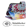 Miniatyrbild 11 av 11: Skimblocker Xiaomi Redmi 14C Magnet Plånboksfodral Design
