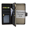 Miniatyrbild 2 av 11: XL Samsung Galaxy A36 Lyx Plånboksfodral Mörkblå