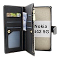 Miniatyrbild 2 av 11: XL Standcase Lyxfodral Nokia G42 5G Svart