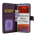 Miniatyrbild 8 av 10: New Standcase Wallet Motorola Moto E7 Plus (Svart) Svart