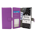 Miniatyrbild 3 av 10: Skimblocker Magnet Wallet Sony Xperia 1 (J9110) Lila