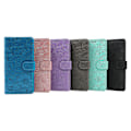 Miniatyrbild 10 av 10: Flower Standcase Wallet Samsung Galaxy S21 Plus 5G (G996B) Svart
