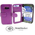 Miniatyrbild 1 av 4: Skimblocker Plånboksfodral Samsung Galaxy A3 2017 (A320F) Lila
