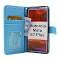 Miniatyrbild 7 av 10: New Standcase Wallet Motorola Moto E7 Plus (Svart) Röd