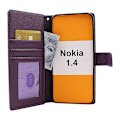 Miniatyrbild 10 av 11: New Standcase Wallet Nokia 1.4 Brun