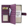 Miniatyrbild 7 av 11: Skimblocker Xiaomi Redmi 14C XL Plånboksfodral Svart