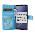 Miniatyrbild 1 av 7: New Standcase Wallet Samsung Galaxy A6 2018 (A600FN/DS) Ljusblå