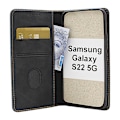 Miniatyrbild 2 av 11: Fancy Standcase Wallet Samsung Galaxy S22 5G Svart